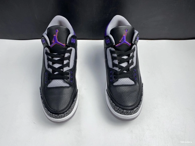 Cheap TBkick Court 050 CT8532 Jordan Black Retro Purple 3 Air 0727